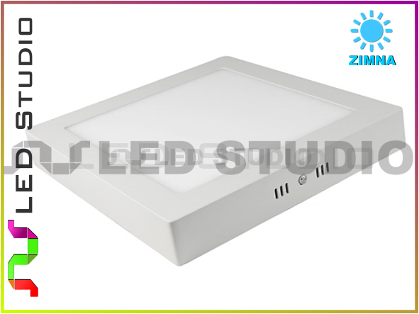 Panel nawierzchniowy LED 24W SMD2835 230V Zimna - kwadrat